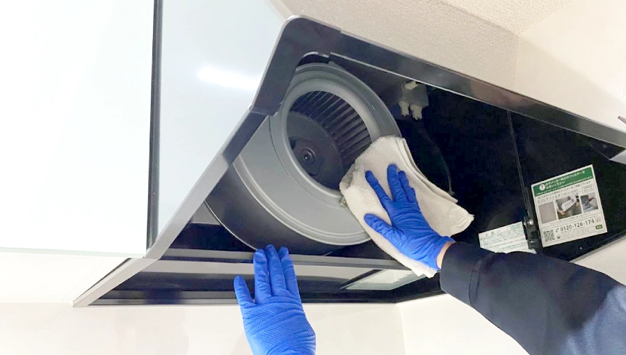 拭き上げ・動作確認